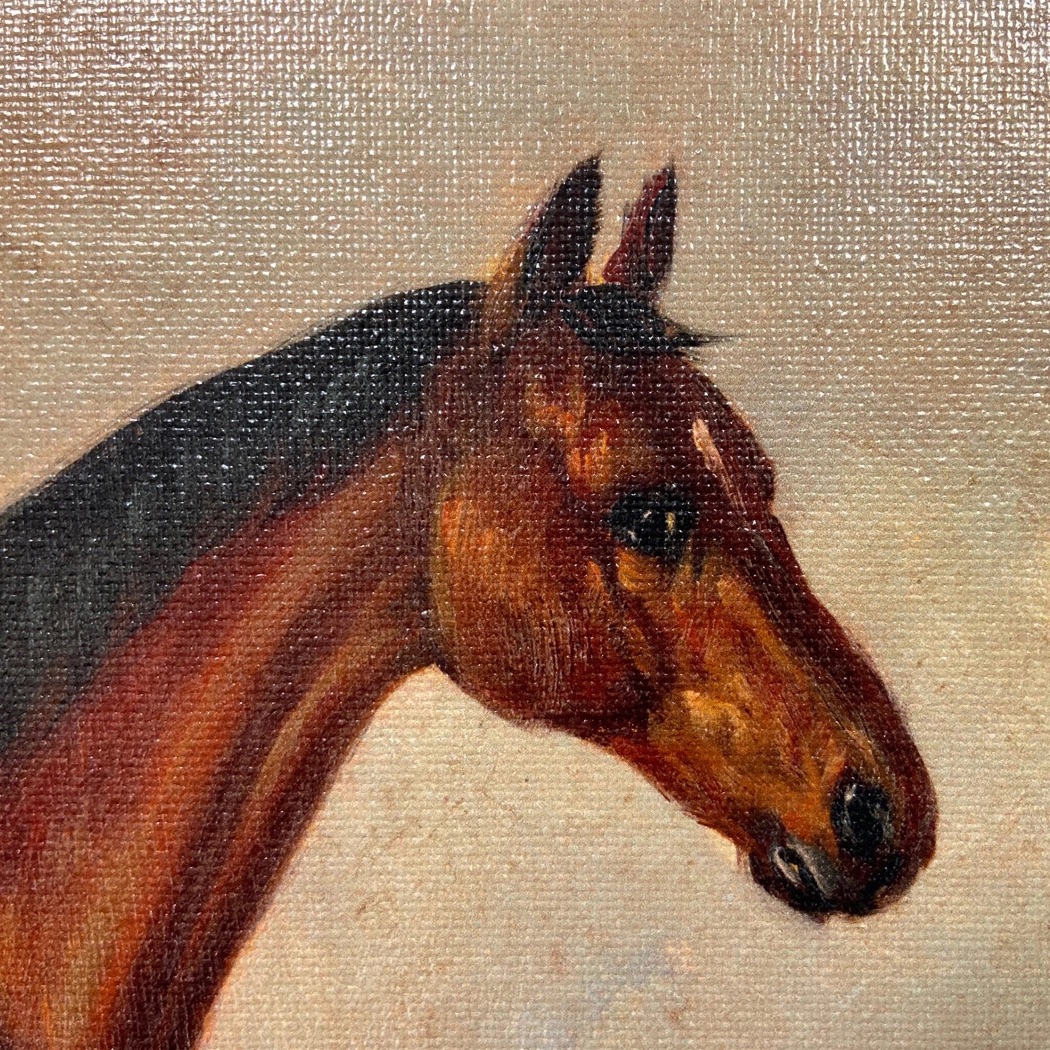 Hunter in A Landscape Framed Oil Painting Print On Canvas - Image 2