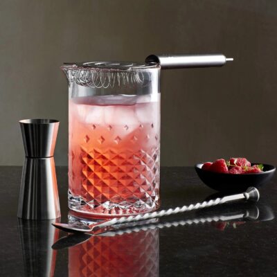 Classic Cocktail Carats 4-Piece Bar Mixing Set by Libbey