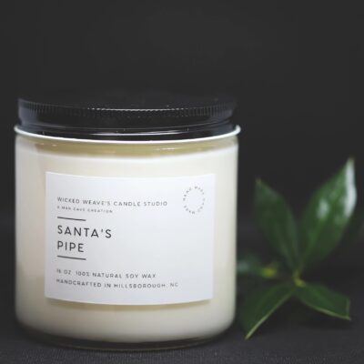 Santa's Pipe Soy Wax Candle